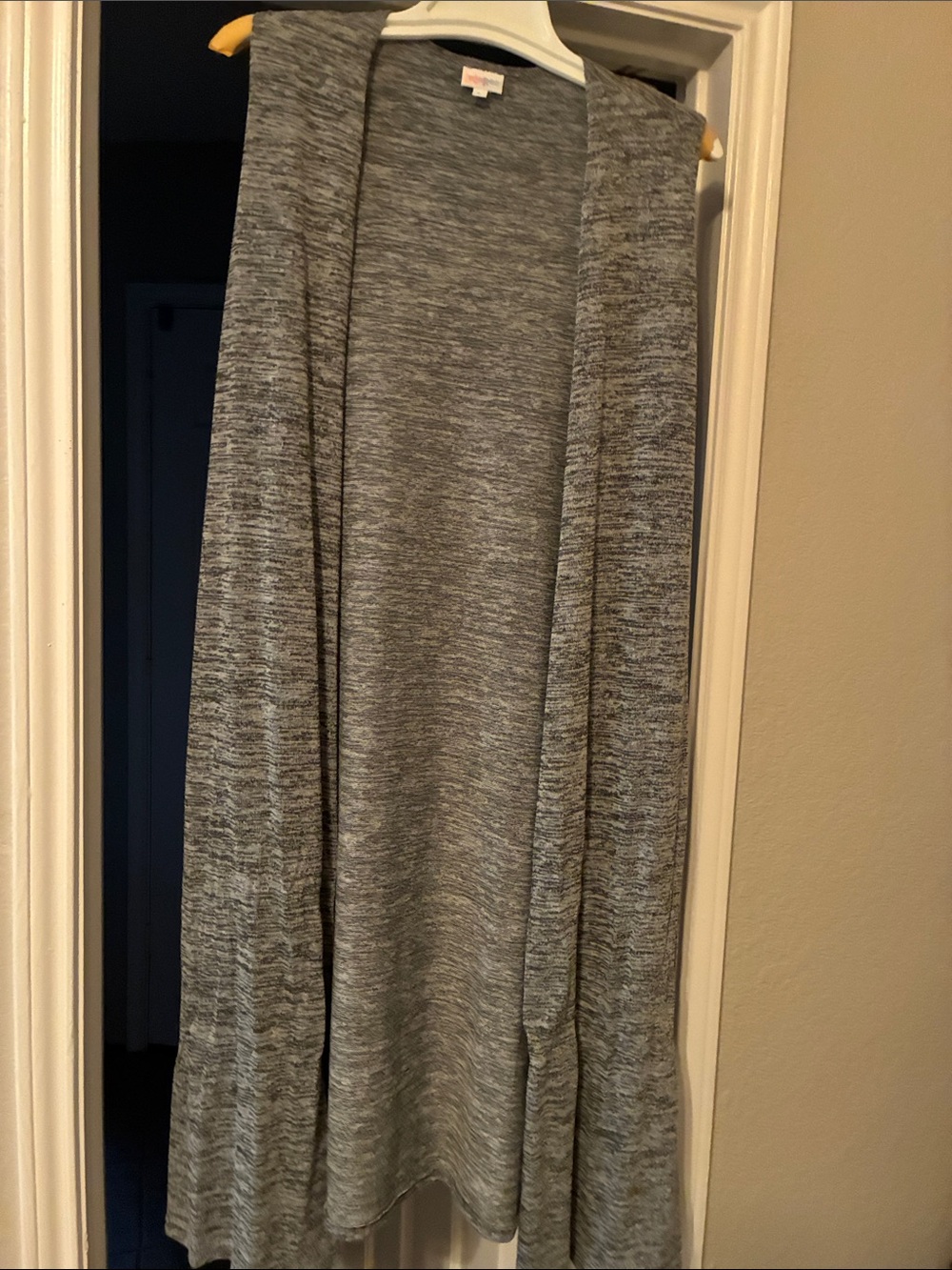 LuLaRoe Gray Maxi Skirt Style Duster